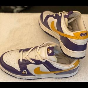 Nike Dunk Lo Lakers Sz 12 White/Gold/Purple
